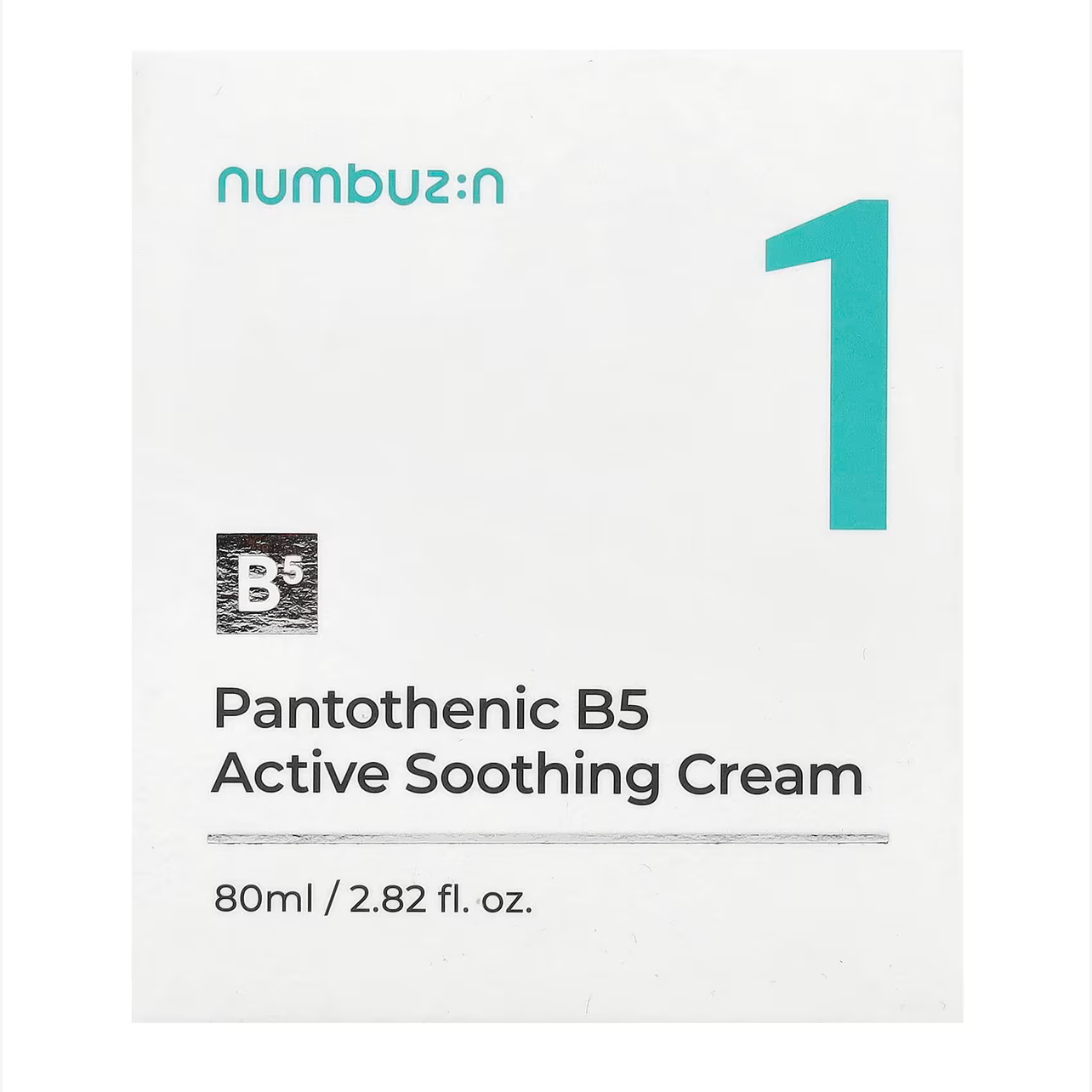 Numbuzin No. 1 Pantothenic B5 Active Soothing Cream (80 ml)