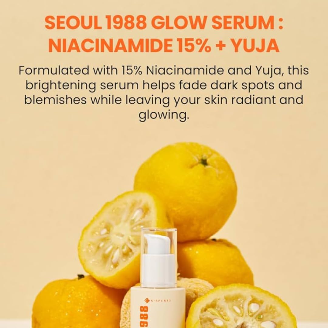 K SECRET SEOUL 1988 Glow Serum : Niacinamide 15% + Yuja 30ml