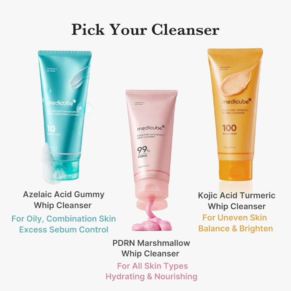 Medicube Kojic Acid Turmeric Toning Cleanser 120g