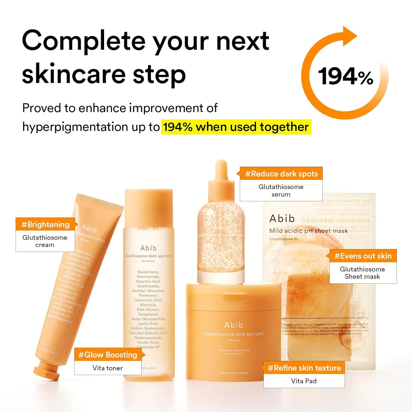 ABIB Glutathiosome Cream Vita Tube Facial Moisturiser [75ml]
