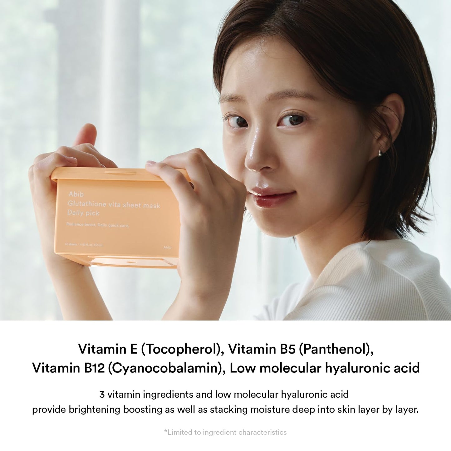 ABIB Glutathione Vita Sheet Mask Daily Pick [30 Sheets]