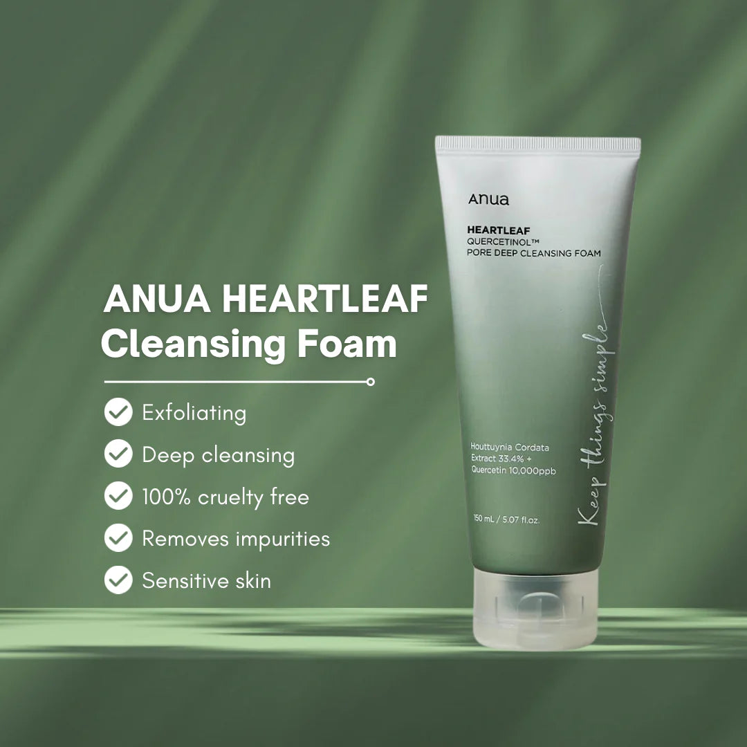 ANUA Heartleaf Quercetinol Deep Cleansing Foam (150ml)