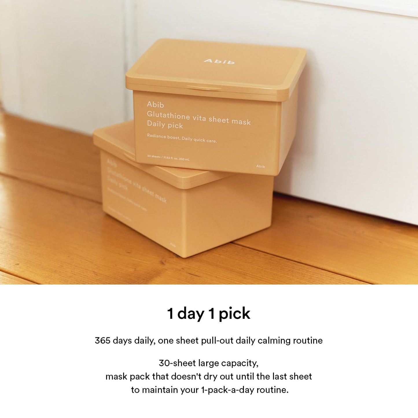 ABIB Glutathione Vita Sheet Mask Daily Pick [30 Sheets]