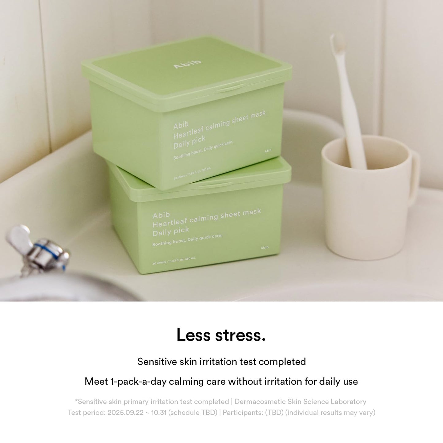 ABIB Heartleaf Sheet Mask Daily Pick [30 Sheets]