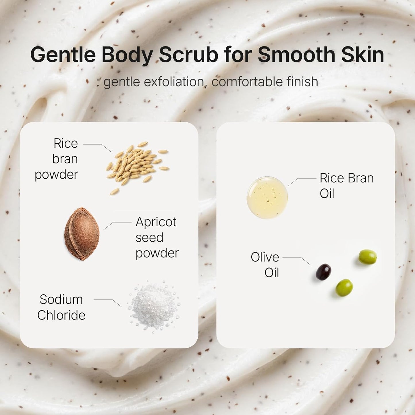 MIDHA Rice Salt Body Scrub [350g]