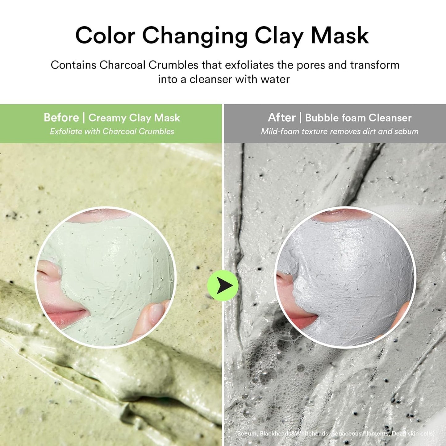 ABIB Pore Clay Pack Cleanser Heartleaf Charcoal Foam [120ml]