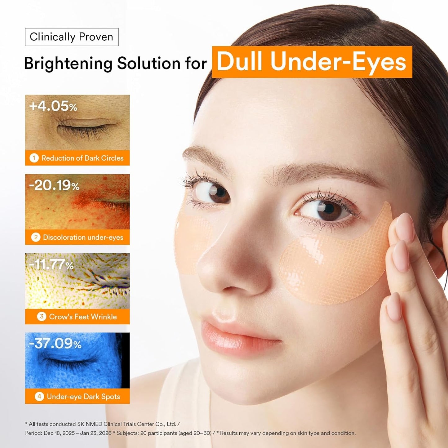 ABIB Glutathione Kojic Acid Eye Patches [60 Patches]