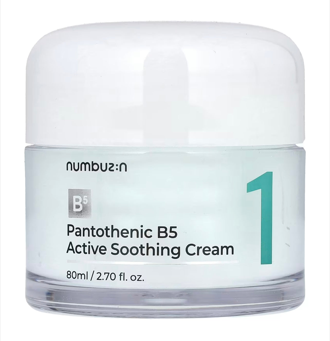 Numbuzin No. 1 Pantothenic B5 Active Soothing Cream (80 ml)