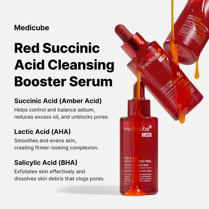 Medicube 21% Acid Wash-off Exfoliant (AHA+BHA+Succinic Acid) 1.41fl.oz