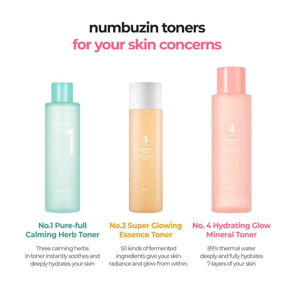 Numbuzin No. 4 Hydrating Glow Mineral Toner 200ml