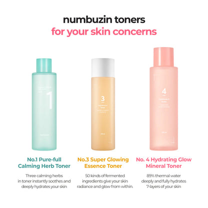 Numbuzin No. 4 Hydrating Glow Mineral Toner 200ml