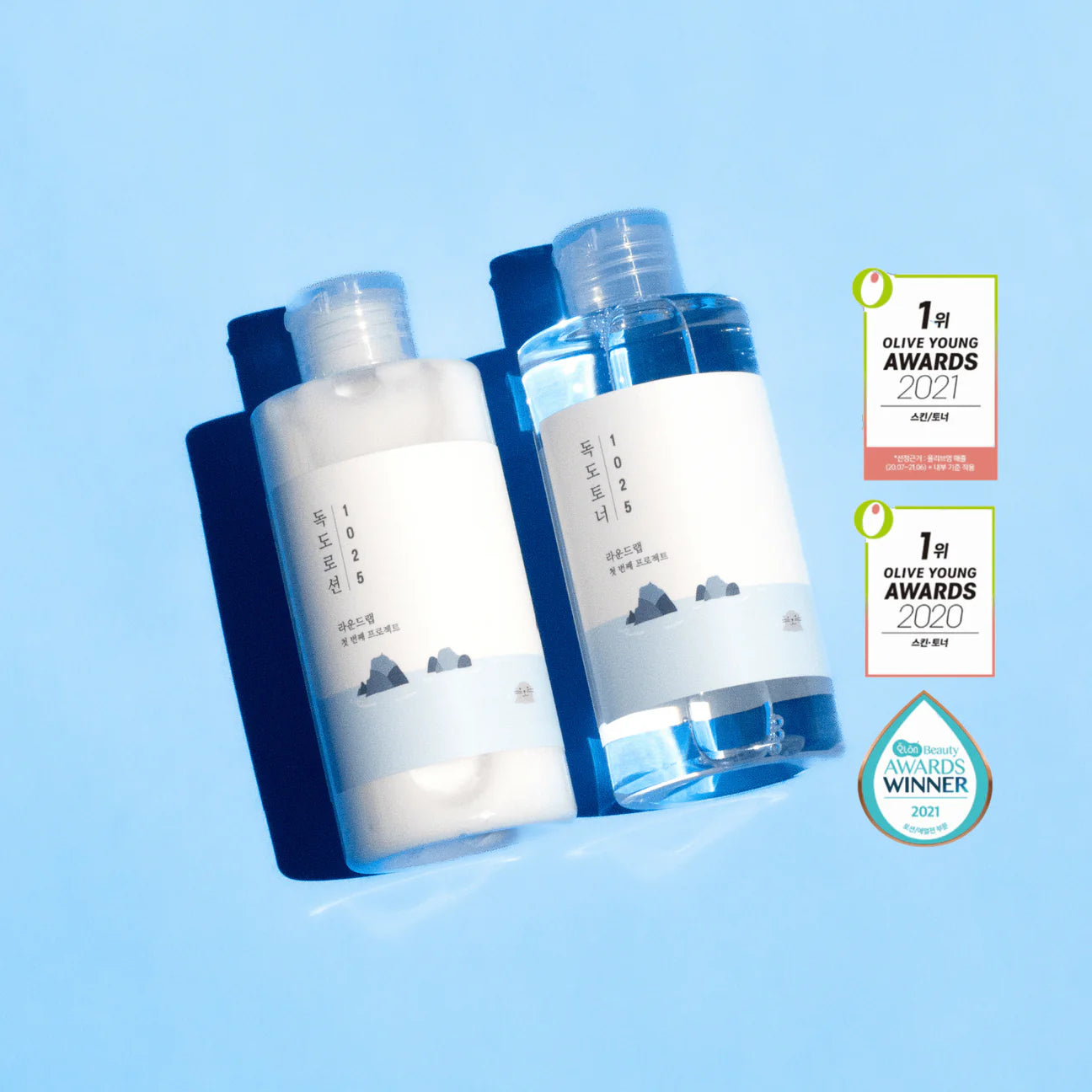 ROUND LAB 1025 Dokdo Toner Lotion Special Set (Toner 200ml + Lotion 200ml)