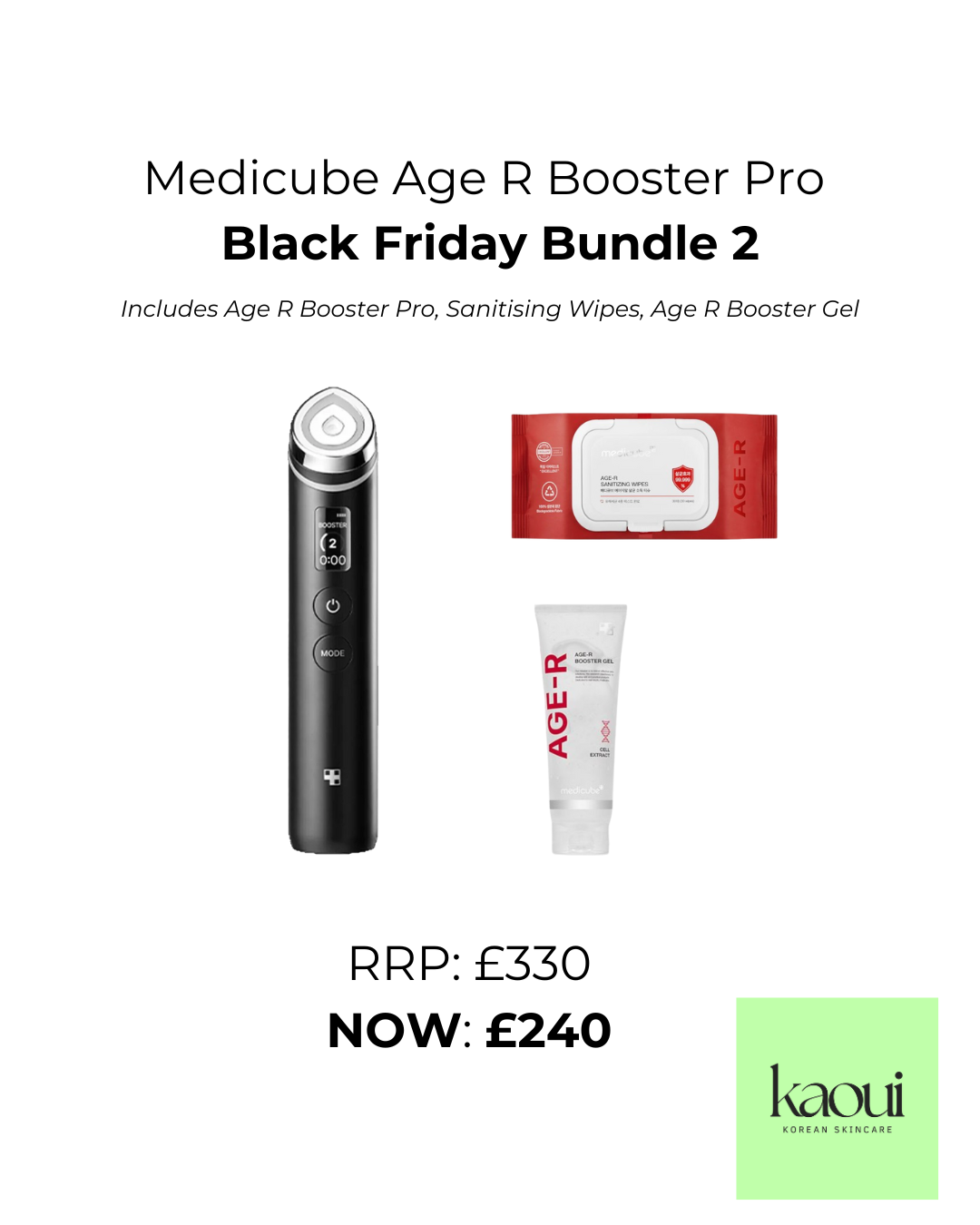 Medicube Age R Booster Pro
Black Friday Bundle 2 (Pre Order est. arrival 10 days)