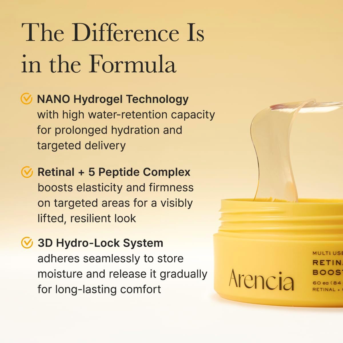 Arencia Retinal Boosting Eye Mask 60pcs