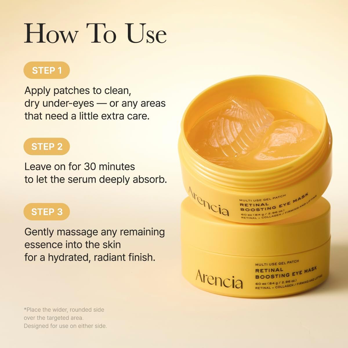 Arencia Retinal Boosting Eye Mask 60pcs