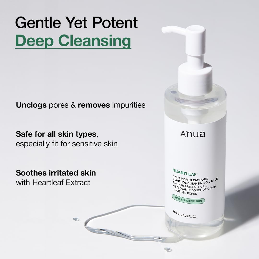 Anua Heartleaf Pore Control Cleansing Oil Mild 200ml – kaoui
