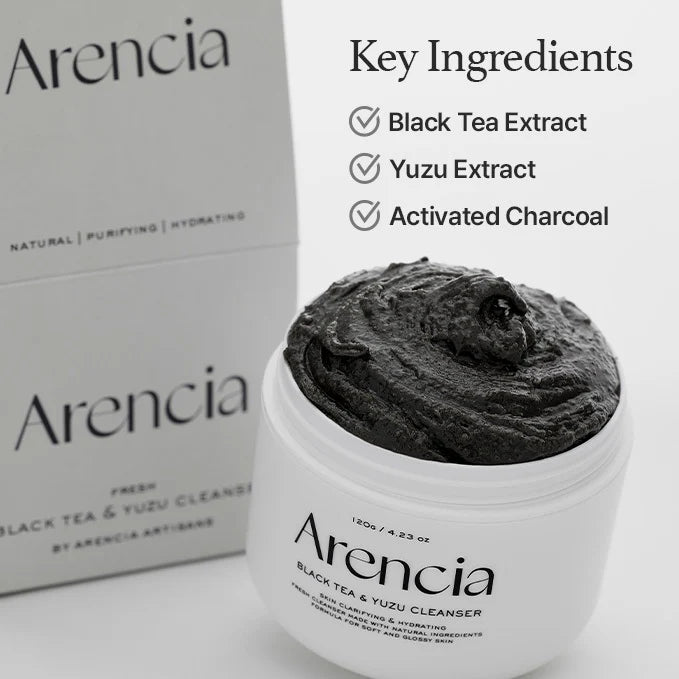 Arencia Black Tea & Yuzu Cleanser 120g