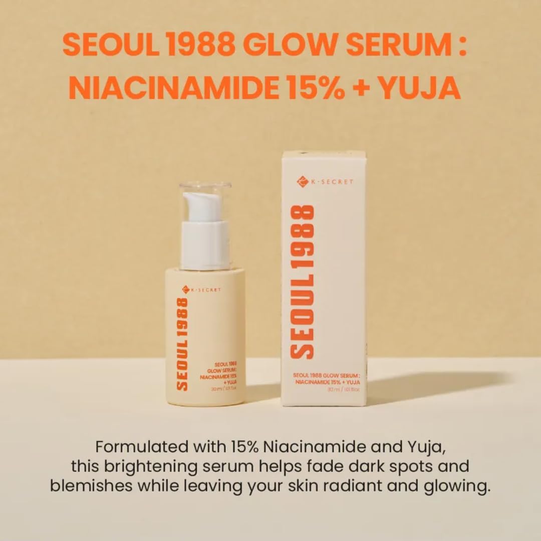 K SECRET SEOUL 1988 Glow Serum : Niacinamide 15% + Yuja 30ml