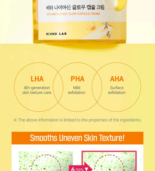 ROUND LAB Vita Niacinamide Glow Capsule Cream 50ml