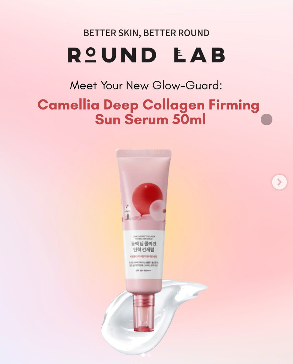 ROUND LAB Camellia Deep Collagen Firming Sun Serum  50ml