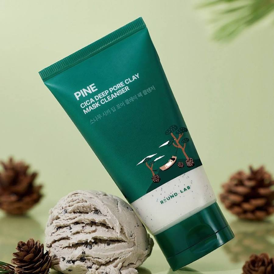 Round Lab Pine Cica Deep Pore Clay Mask Cleanser 150ml