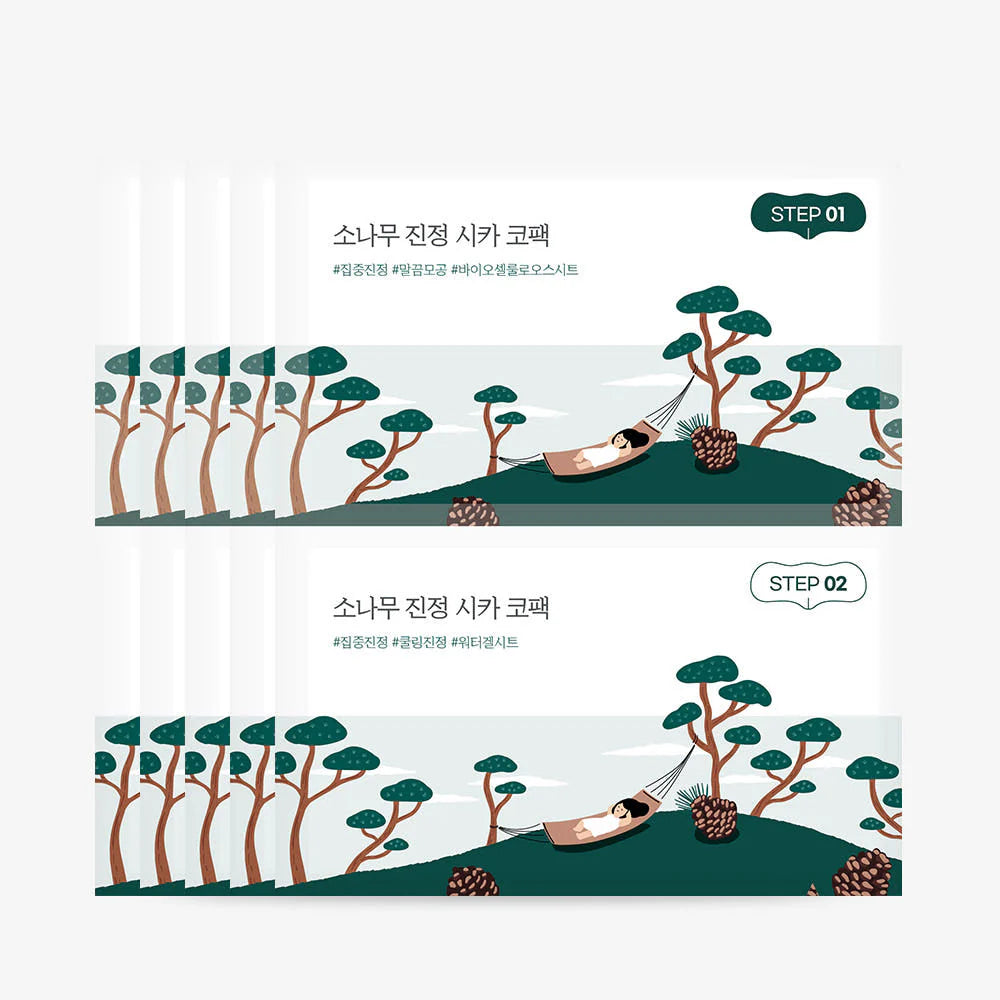 Round Lab Pine Calming Cica Nose Pack Set  (5 Sets)