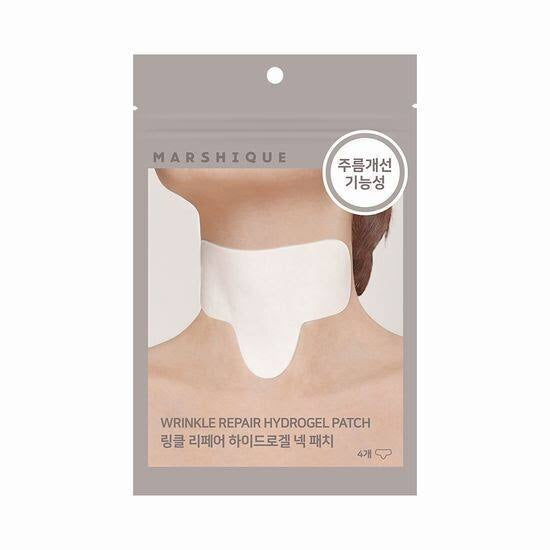 Marshique Wrinkle Repair Hydrogel Neck Patch [4 Sheets]
