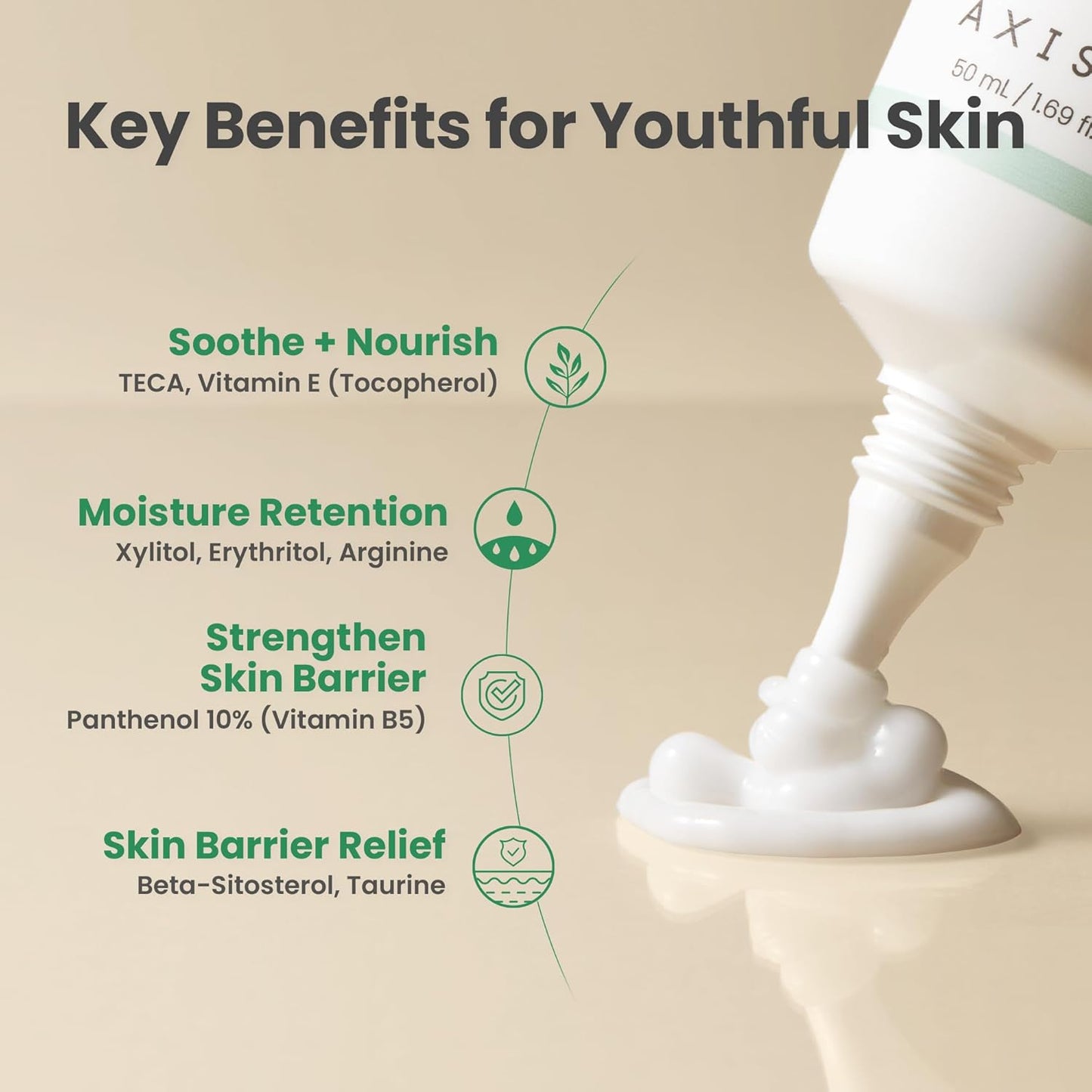 AXIS-Y Panthenol 10 Skin Smoothing Shield Cream 50ml