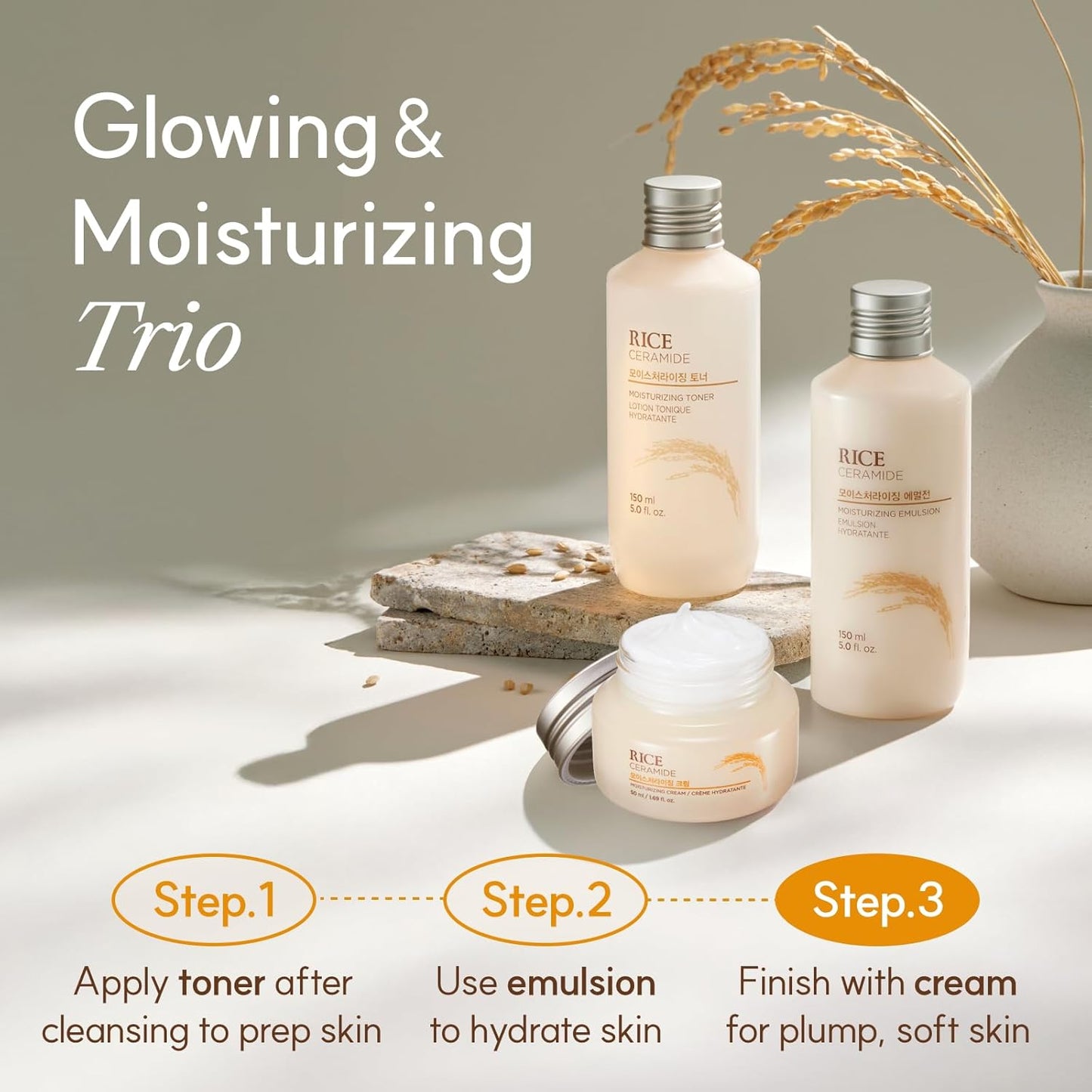 THE FACE SHOP Rice & Ceramide Moisture Emulsion 150ml
