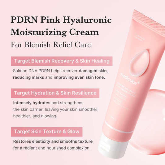 Medicube PDRN Pink Hyaluronic Moisturising Cream 50ml