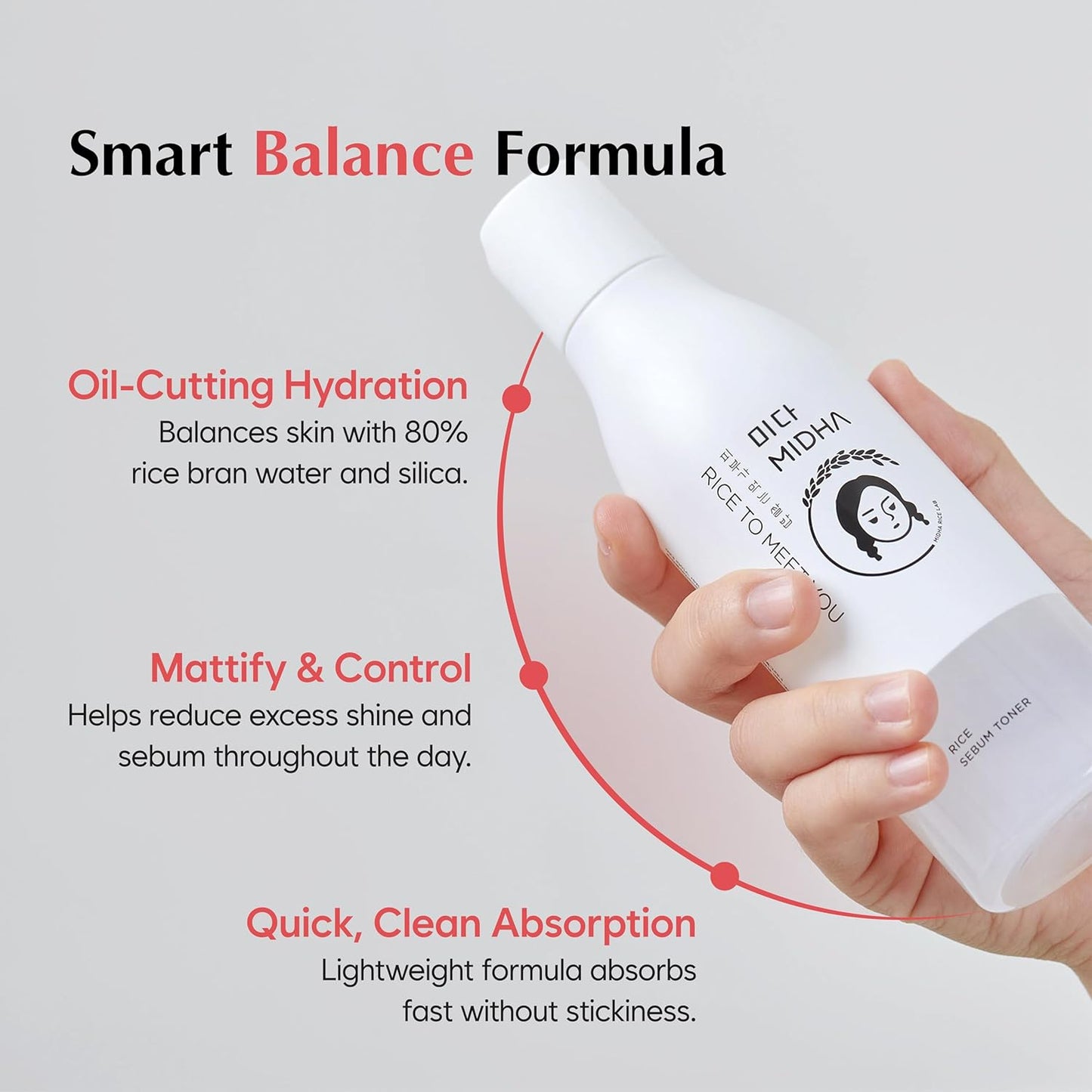 Midha Rice Sebum Toner 200ml