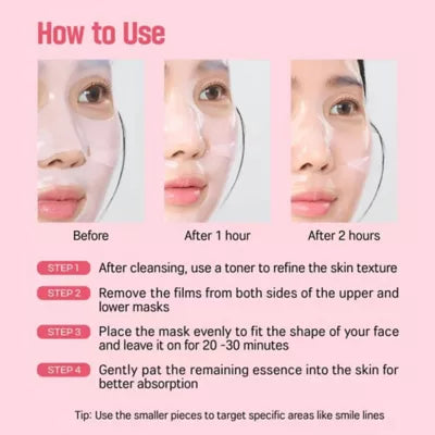 ROUND LAB Camellia Deep Collagen Firming Gel Mask Set [4 sheets]