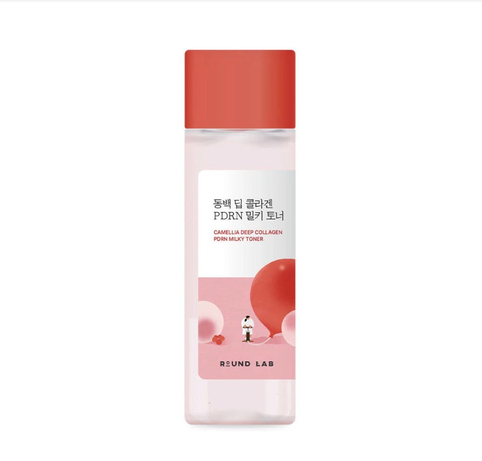 ROUND LAB Camellia Deep Collagen PDRN Milky Toner  [150ml]